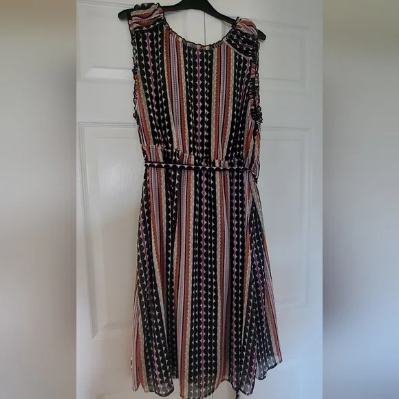 Striped Multicolor Dress - Picture 2 of 3